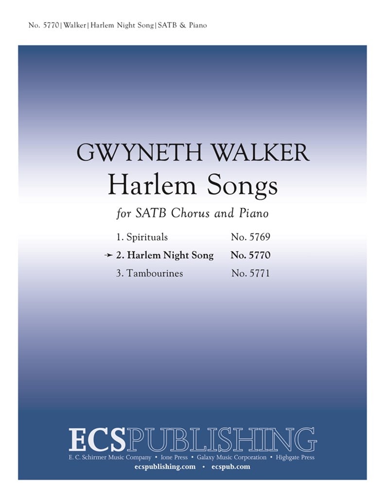 Harlem Songs: No. 2 Harlem Night Song